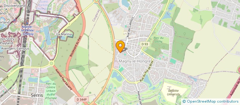 localisation de l'entreprise MONSIEUR DAVID LE DORTZ  MAGNY-LE-HONGRE