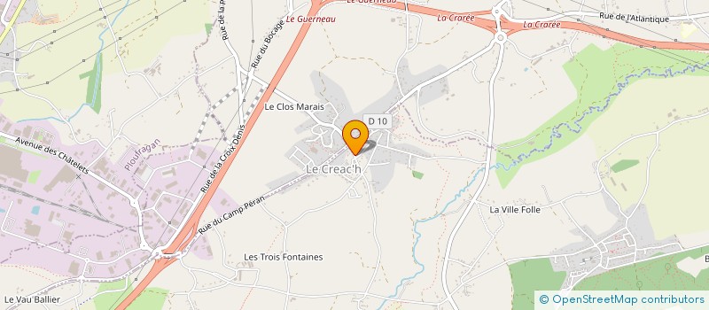 localisation de l'entreprise MONSIEUR DAVID LE FLOCH à PLEDRAN