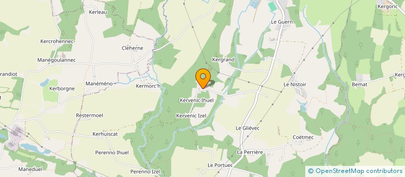 localisation de l'entreprise MONSIEUR DAVID LE FOULGOC  LANVAUDAN