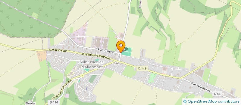 localisation de l'entreprise MONSIEUR DAVID LE GALL  SAINT-NICOLAS-D'ALIERMONT