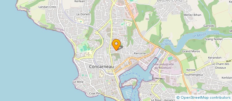 localisation de l'entreprise MONSIEUR DAVID LE GOC à CONCARNEAU