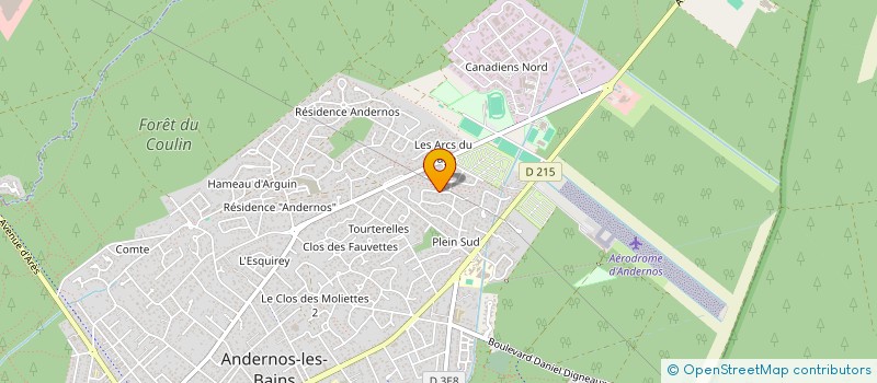 localisation de l'entreprise MONSIEUR DAVID LE GOFF  ANDERNOS-LES-BAINS