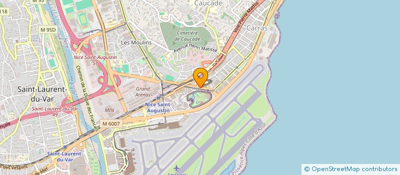 localisation de l'entreprise MONSIEUR DAVID LE MABEC à NICE