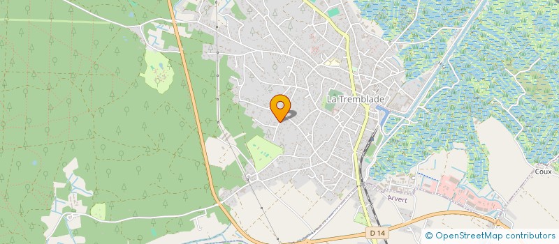 localisation de l'entreprise MONSIEUR DAVID LE MINTER  LA TREMBLADE