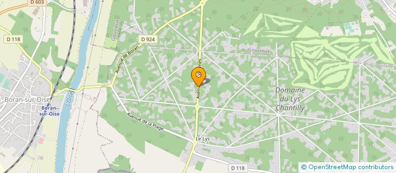 localisation de l'entreprise MONSIEUR DAVID LE PELTIER  LAMORLAYE