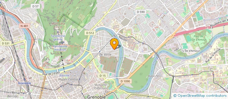 localisation de l'entreprise MONSIEUR DAVID LE PISSART  GRENOBLE