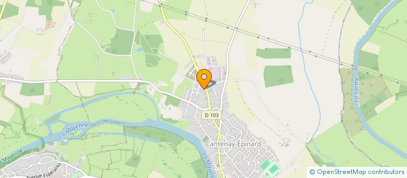 localisation de l'entreprise MONSIEUR DAVID LE ROUX  CANTENAY-EPINARD