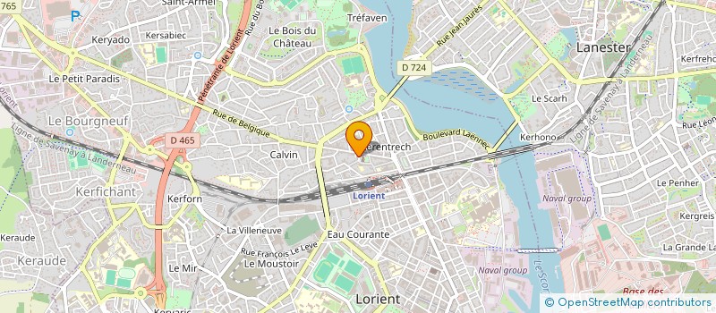 localisation de l'entreprise MONSIEUR DAVID LE ROY  LORIENT