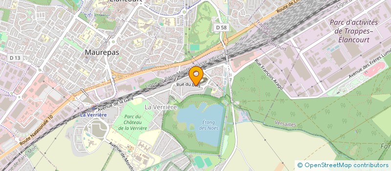 localisation de l'entreprise MONSIEUR DAVID LE TINEVEZ  LA VERRIERE