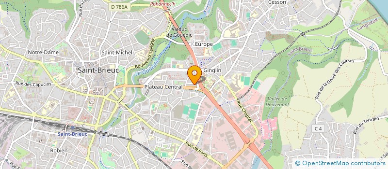 localisation de l'entreprise MONSIEUR DAVID LE YONDRE à SAINT-BRIEUC