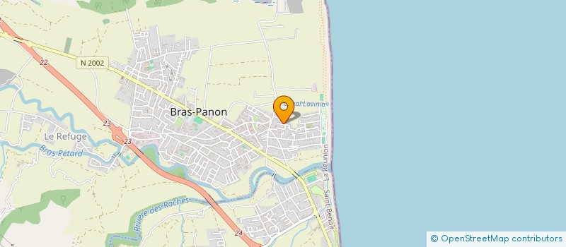 localisation de l'entreprise MONSIEUR DAVID LEBEAU  BRAS-PANON