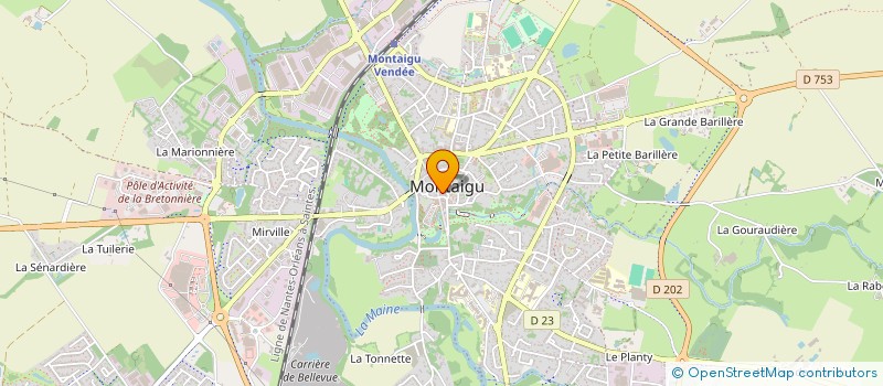 localisation de l'entreprise MONSIEUR DAVID LEBRASSEUR à MONTAIGU-VENDEE