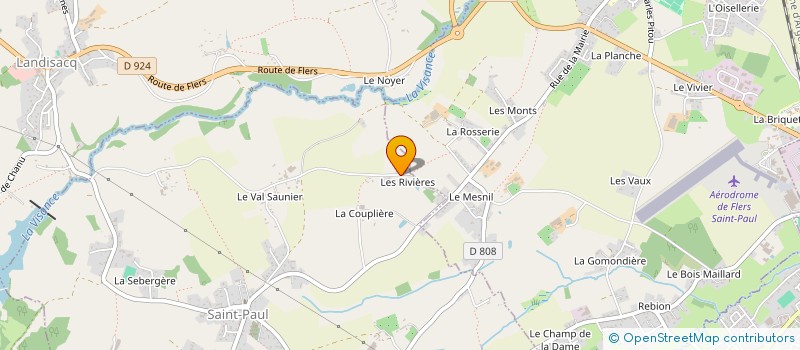 localisation de l'entreprise MONSIEUR DAVID LEBRET à ATHIS-VAL DE ROUVRE