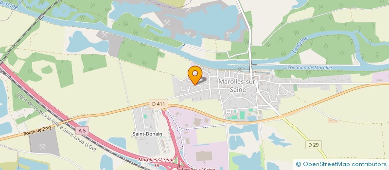 localisation de l'entreprise MONSIEUR DAVID LECHANTRE  MAROLLES-SUR-SEINE