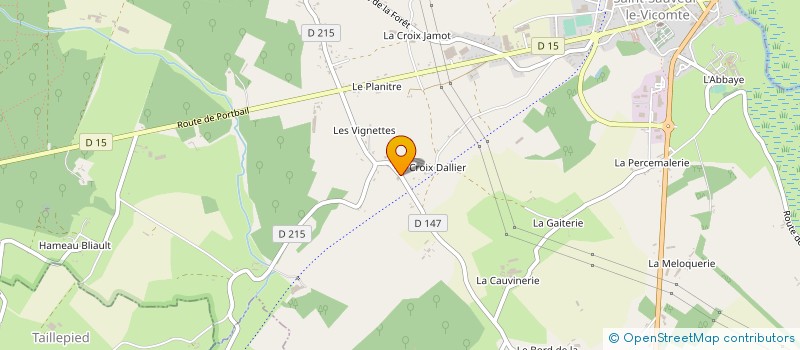 localisation de l'entreprise MONSIEUR DAVID LECHATREUX à SAINT-SAUVEUR-LE-VICOMTE