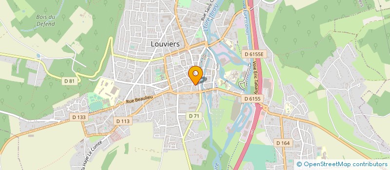 localisation de l'entreprise MONSIEUR DAVID LECHIEN à LOUVIERS