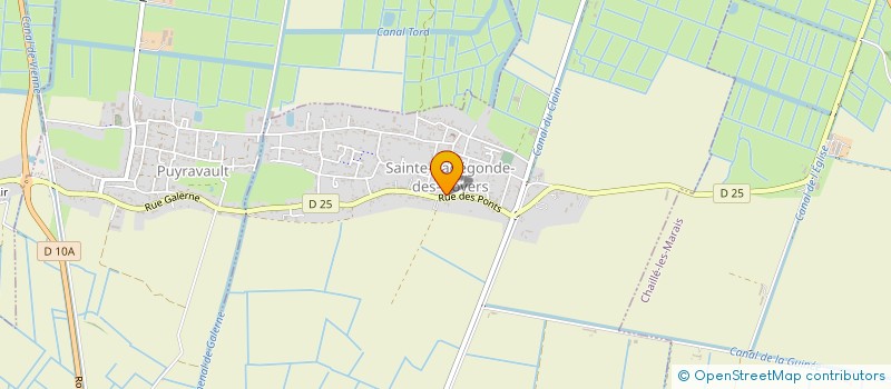 localisation de l'entreprise MONSIEUR DAVID LECLERCQ  SAINTE-RADEGONDE-DES-NOYERS