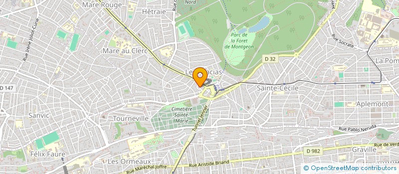 localisation de l'entreprise MONSIEUR DAVID LECOMTE à LE HAVRE