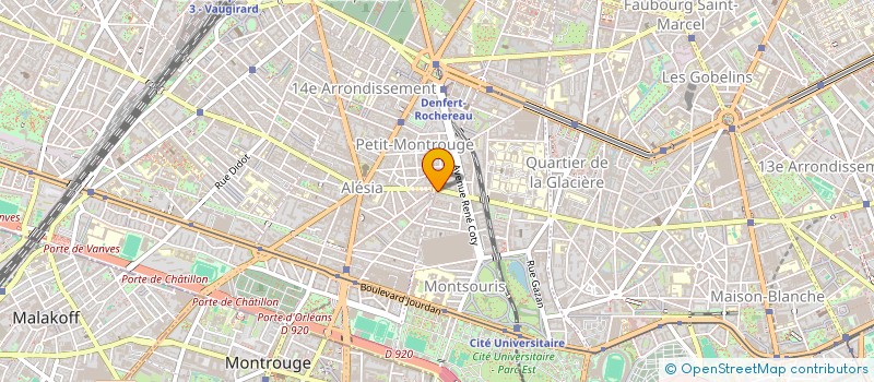 localisation de l'entreprise MONSIEUR DAVID LECOSSU  PARIS