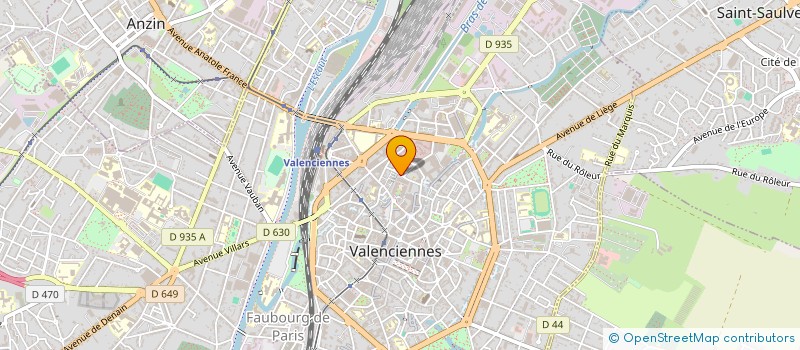 localisation de l'entreprise MONSIEUR DAVID LEDOUX à VALENCIENNES