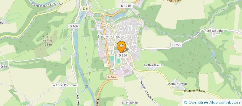 localisation de l'entreprise MONSIEUR DAVID LEDUC  THURY-HARCOURT-LE-HOM