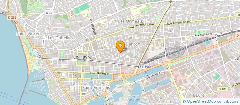 localisation de l'entreprise MONSIEUR DAVID LEFEBVRE à LE HAVRE