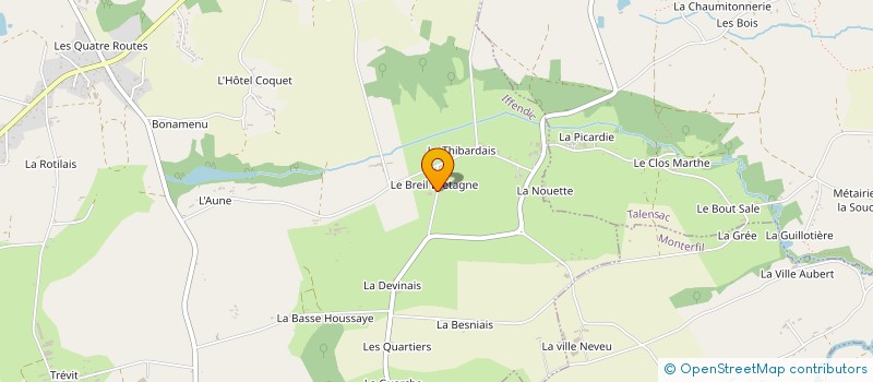 localisation de l'entreprise MONSIEUR DAVID LEFEUVRE à IFFENDIC