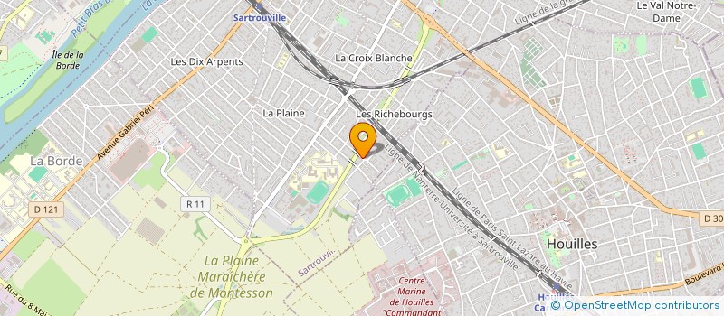 localisation de l'entreprise MONSIEUR DAVID LEFLON à SARTROUVILLE