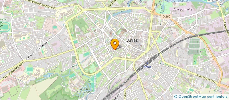 localisation de l'entreprise MONSIEUR DAVID LEFRANC à ARRAS
