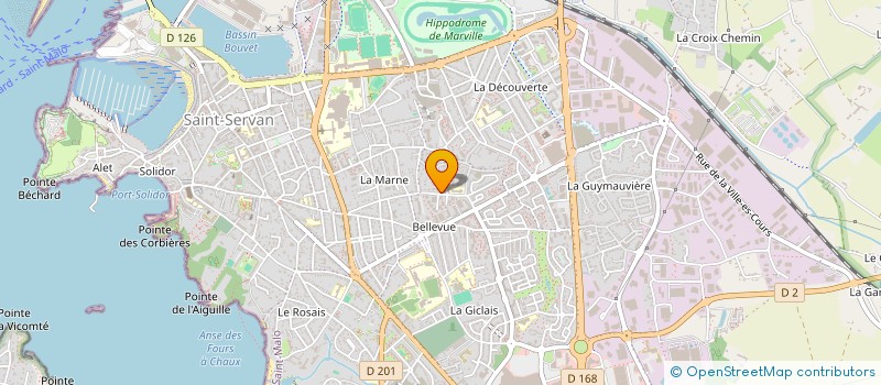 localisation de l'entreprise MONSIEUR DAVID LEGAL  SAINT-MALO