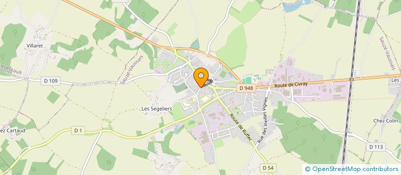 localisation de l'entreprise MONSIEUR DAVID LEGERON  SAUZE-VAUSSAIS