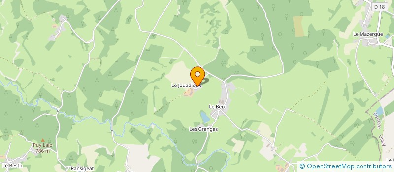 localisation de l'entreprise MONSIEUR DAVID LEGOUEIX à SAINT-MERD-LA-BREUILLE