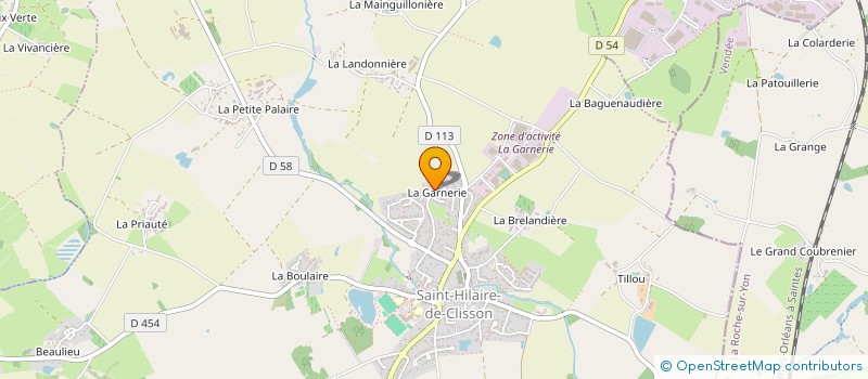 localisation de l'entreprise MONSIEUR DAVID LEGRAIS  SAINT-HILAIRE-DE-CLISSON