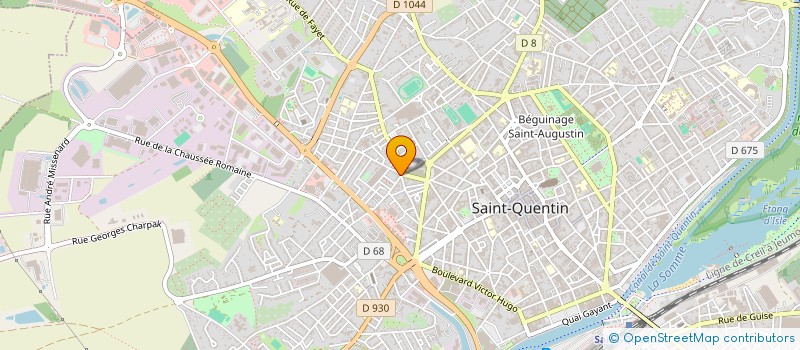 localisation de l'entreprise MONSIEUR DAVID LEGRAND à SAINT-QUENTIN