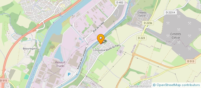 localisation de l'entreprise MONSIEUR DAVID LEGRAND  RANVILLE