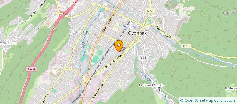 localisation de l'entreprise MONSIEUR DAVID LEGRAS à OYONNAX