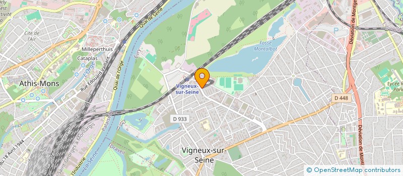 localisation de l'entreprise MONSIEUR DAVID LEGROS à VIGNEUX-SUR-SEINE