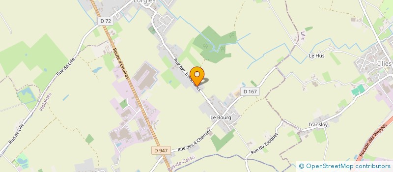 localisation de l'entreprise MONSIEUR DAVID LEGROUX  LORGIES