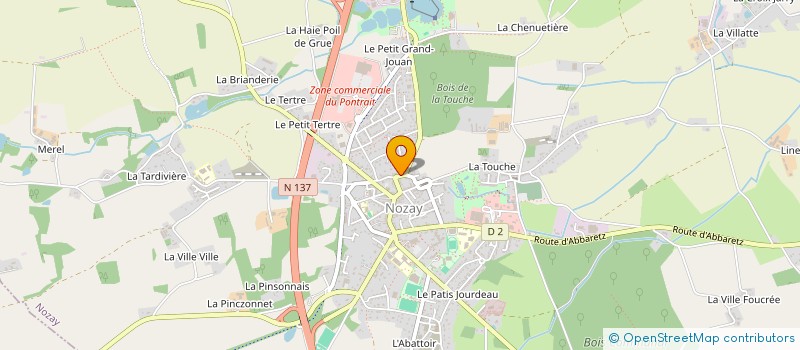 localisation de l'entreprise MONSIEUR DAVID LEGUERINEL  NOZAY