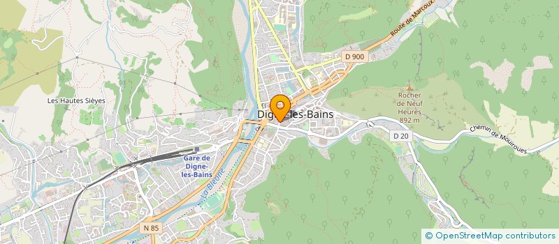 localisation de l'entreprise MONSIEUR DAVID LEIBRE à DIGNE-LES-BAINS