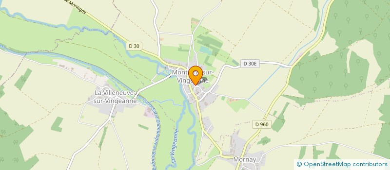 localisation de l'entreprise MONSIEUR DAVID LEJARLE  MONTIGNY-MORNAY-VILLENEUVE-SUR-VINGEANNE