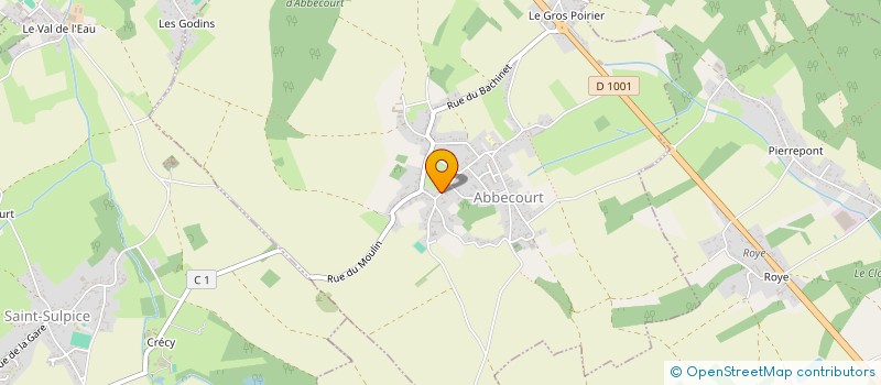 localisation de l'entreprise MONSIEUR DAVID LEJEUNE  ABBECOURT