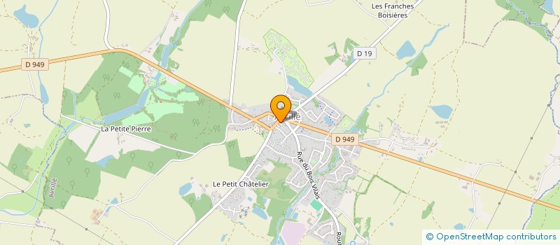 localisation de l'entreprise MONSIEUR DAVID LELARD  AVRILLE