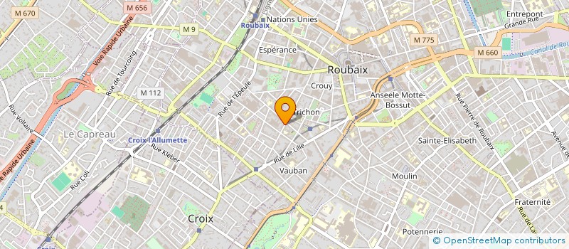 localisation de l'entreprise MONSIEUR DAVID LELEU à ROUBAIX
