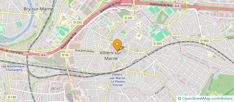 localisation de l'entreprise MONSIEUR DAVID LELLOUCHE  VILLIERS-SUR-MARNE