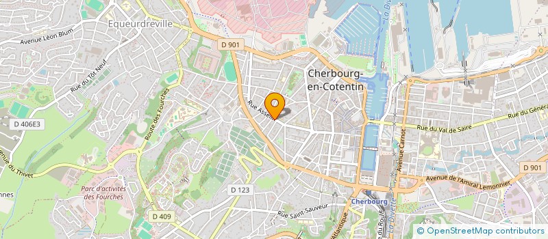 localisation de l'entreprise MONSIEUR DAVID LELONG  CHERBOURG-EN-COTENTIN