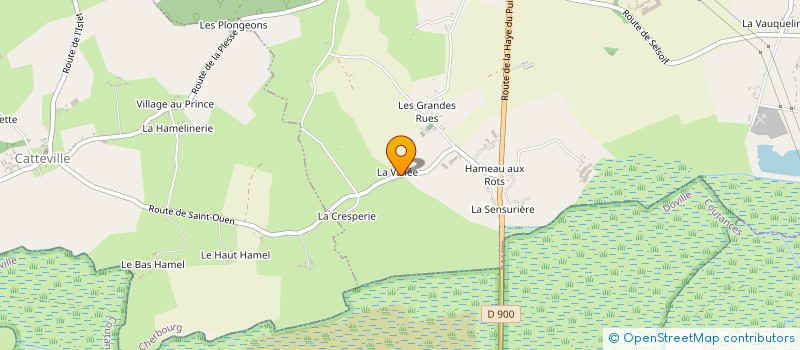 localisation de l'entreprise MONSIEUR DAVID LEMAGNEN  SAINT-SAUVEUR-LE-VICOMTE