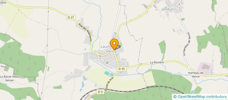 localisation de l'entreprise MONSIEUR DAVID LEMAIRE à LAUNOIS-SUR-VENCE
