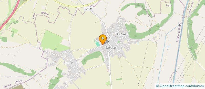 localisation de l'entreprise MONSIEUR DAVID LEMAIRE  SATOLAS-ET-BONCE