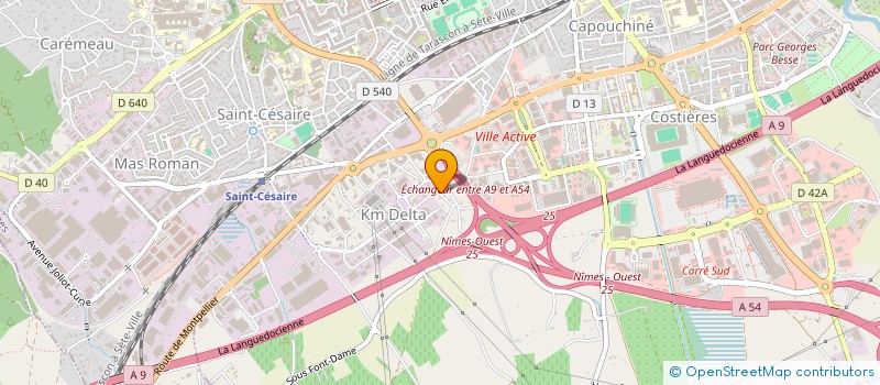 localisation de l'entreprise MONSIEUR DAVID LEMARCHAND  NIMES